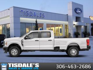 <b>Diesel Engine, FX4 Off-Road Package, Spray-in Bedliner!</b><br> <br> <br> <br>Check out the large selection of new Fords at Tisdales today!<br> <br>  Brutish power and payload capacity are key traits of this Ford F-350, while aluminum construction brings it into the 21st century. <br> <br>The most capable truck for work or play, this heavy-duty Ford F-350 never stops moving forward and gives you the power you need, the features you want, and the style you crave! With high-strength, military-grade aluminum construction, this F-350 Super Duty cuts the weight without sacrificing toughness. The interior design is first class, with simple to read text, easy to push buttons and plenty of outward visibility. This truck is strong, extremely comfortable and ready for anything. <br> <br> This star white tri-coat sought after diesel Crew Cab 4X4 pickup   has an automatic transmission and is powered by a  500HP 6.7L 8 Cylinder Engine.<br> <br> Our F-350 Super Dutys trim level is Limited. This F-350 Limited is fully decked out with an express open/close dual panel sunroof with a power sunshade, a power open/close tailgate with retractable rear steps, power running boards, adaptive cruise control, a full Miko simulated suede headliner, a drivers heads up display, and a flow-through center console with a 110V/400W outlet. Also standard include Limited leather-trimmed heated and ventilated front seats with power adjustment, memory function and lumbar support, a heated leather-wrapped steering wheel, voice-activated dual-zone automatic climate control, power-adjustable pedals, a sonorous 18-speaker Bang & Olufsen audio system, and two 120-volt AC power outlets. This truck is also ready to get busy, with equipment such as class V towing equipment with a hitch, trailer wiring harness, a brake controller and trailer sway control, beefy suspension with heavy duty shock absorbers, power extendable trailer style mirrors, up-fitter switches, and LED headlights with front fog lamps and automatic high beams. Connectivity is handled by a 12-inch infotainment screen powered by SYNC 4, bundled with Apple CarPlay, Android Auto, inbuilt navigation, and SiriusXM satellite radio. Safety features also include lane keeping assist with lane departure warning, a surround camera system, pre-collision assist with automatic emergency braking and cross-traffic alert, blind spot detection, rear parking sensors, forward collision mitigation, and a cargo bed camera. This vehicle has been upgraded with the following features: Diesel Engine, Fx4 Off-road Package, Spray-in Bedliner. <br><br> View the original window sticker for this vehicle with this url <b><a href=http://www.windowsticker.forddirect.com/windowsticker.pdf?vin=1FT8W3BM0RED57388 target=_blank>http://www.windowsticker.forddirect.com/windowsticker.pdf?vin=1FT8W3BM0RED57388</a></b>.<br> <br>To apply right now for financing use this link : <a href=http://www.tisdales.com/shopping-tools/apply-for-credit.html target=_blank>http://www.tisdales.com/shopping-tools/apply-for-credit.html</a><br><br> <br/>    5.99% financing for 84 months. <br> Buy this vehicle now for the lowest bi-weekly payment of <b>$919.91</b> with $0 down for 84 months @ 5.99% APR O.A.C. ( Plus applicable taxes -  $699 administration fee included in sale price.   ).  Incentives expire 2024-04-30.  See dealer for details. <br> <br>Tisdales is not your standard dealership. Sales consultants are available to discuss what vehicle would best suit the customer and their lifestyle, and if a certain vehicle isnt readily available on the lot, one will be brought in. o~o