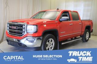 Used 2018 GMC Sierra 1500 SLT Crew Cab **One Owner, Local Trade, Leather, Heated Seats, 5.3L, 4x4** for sale in Regina, SK