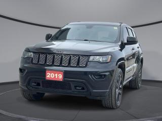<b>Navigation,  Heated Steering Wheel,  Heated Seats,  SiriusXM,  Apple CarPlay!</b><br> <br>    According to Edmunds.com, the well-trimmed cabin of the Jeep Grand Cherokee provides comfy seating, and can easily masters both off-road trails and daily commutes alike. This  2019 Jeep Grand Cherokee is for sale today in Sudbury. <br> <br>The Jeep Grand Cherokee is the most awarded SUV ever and for a very good reasons. With numerous best-in-class features and class-exclusive amenities, the 2019 Jeep Grand Cherokee offers drivers more than the competition. On the outside, it showcases the rugged capability to go off the beaten path while the interior offers technology and comfort beyond what youd expect in an SUV at this price point. This gorgeous Jeep Grand Cherokee is second to none when it comes to performance, safety, and style. This  SUV has 140,097 kms. Its  black in colour  . It has an automatic transmission and is powered by a  3.6L V6 24V MPFI DOHC engine.  <br> <br> Our Grand Cherokees trim level is Laredo E. This Grand Cherokee Laredo E comes with stylish aluminum wheels, Jeeps upgrades Uconnect 4 with a 7 inch touch screen display, Bluetooth streaming audio, Apple CarPlay and Andriod Auto, Parkview rear view camera, blind spot monitor with rear parking sensors, dual zone climate control and a proximity key with push button start. You will also get cruise control with audio functions on the steering wheel, a power driver seat, SiriusXM, deep tinted rear glass and so much more. This vehicle has been upgraded with the following features: Navigation,  Heated Steering Wheel,  Heated Seats,  Siriusxm,  Apple Carplay,  Remote Engine Start,  Blind Spot Detection. <br> To view the original window sticker for this vehicle view this <a href=http://www.chrysler.com/hostd/windowsticker/getWindowStickerPdf.do?vin=1C4RJFAG6KC822032 target=_blank>http://www.chrysler.com/hostd/windowsticker/getWindowStickerPdf.do?vin=1C4RJFAG6KC822032</a>. <br/><br> <br>To apply right now for financing use this link : <a href=https://www.palladinohonda.com/finance/finance-application target=_blank>https://www.palladinohonda.com/finance/finance-application</a><br><br> <br/><br>Palladino Honda is your ultimate resource for all things Honda, especially for drivers in and around Sturgeon Falls, Elliot Lake, Espanola, Alban, and Little Current. Our dealership boasts a vast selection of high-class, top-quality Honda models, as well as expert financing advice and impeccable automotive service. These factors arent what set us apart from other dealerships, though. Rather, our uncompromising customer service and professionalism make every experience unforgettable, and keeps drivers coming back. The advertised price is for financing purchases only. All cash purchases will be subject to an additional surcharge of $2,501.00. This advertised price also does not include taxes and licensing fees.<br> Come by and check out our fleet of 110+ used cars and trucks and 60+ new cars and trucks for sale in Sudbury.  o~o