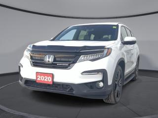 <b>Cooled Seats,  Leather Seats,  Navigation,  Sunroof,  Rear Video Entertainment!</b><br> <br>    If you want an SUV that will help your family on every journey with grace and style, look no further than this 2020 Honda Pilot. This  2020 Honda Pilot is fresh on our lot in Sudbury. <br> <br>With a highly flexible interior, an excellent extremely comfortable ride quality and loads of active safety gear, the 2020 Honda Pilot should be at the top of your list when looking for a new family SUV. It offers an exceptional blend of utility, comfort, and safety making it an essential vehicle for a busy family life. If your family needs a new partner in their antics, look no further than this 2020 Honda Pilot.This  SUV has 85,966 kms. Its  white in colour  . It has an automatic transmission and is powered by a  3.5L V6 24V GDI SOHC engine.  It may have some remaining factory warranty, please check with dealer for details. <br> <br> Our Pilots trim level is Black Edition. This Black Edition Pilot adds a lot of beautiful and aggressive blacked out styling to the best interior features like second row captains chairs, panoramic moonroof, cooled front seats, How Much Farther? app, rear entertainment with video playback and HDMI inputs, Wi-Fi hotspot, premium audio, wireless charging, hands free power liftgate, CabinTalk PA system, ambient interior lighting, 115V power outlet, rain sensing wipers, and power folding side mirrors. The interior is also loaded navigation, leather heated seats, heated steering wheel, memory driver seat, proximity keyless entry, remote start, Apple CarPlay, Android Auto, SiriusXM, HD Radio, Bluetooth, audio display, and Siri EyesFree. Driver assistance technology is here in truckloads with collision mitigation, lane keep assist, blind spot display, adaptive cruise, a 7 inch driver information interface, and automatic highbeams. This vehicle has been upgraded with the following features: Cooled Seats,  Leather Seats,  Navigation,  Sunroof,  Rear Video Entertainment,  Memory Seats,  Hands Free Liftgate. <br> <br>To apply right now for financing use this link : <a href=https://www.palladinohonda.com/finance/finance-application target=_blank>https://www.palladinohonda.com/finance/finance-application</a><br><br> <br/><br>Palladino Honda is your ultimate resource for all things Honda, especially for drivers in and around Sturgeon Falls, Elliot Lake, Espanola, Alban, and Little Current. Our dealership boasts a vast selection of high-class, top-quality Honda models, as well as expert financing advice and impeccable automotive service. These factors arent what set us apart from other dealerships, though. Rather, our uncompromising customer service and professionalism make every experience unforgettable, and keeps drivers coming back. The advertised price is for financing purchases only. All cash purchases will be subject to an additional surcharge of $2,501.00. This advertised price also does not include taxes and licensing fees.<br> Come by and check out our fleet of 90+ used cars and trucks and 60+ new cars and trucks for sale in Sudbury.  o~o
