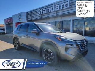 <b>Moonroof,  Power Liftgate,  Adaptive Cruise Control,  Alloy Wheels,  Heated Seats!<br>Includes Block Heater, All Weather Floor Mats & 5-Star Package  <br></b><br>  <br> <br>  This 2024 Rogue aims to exhilarate the soul and satisfy the need for a dependable family hauler. <br> <br>Nissan was out for more than designing a good crossover in this 2024 Rogue. They were designing an experience. Whether your adventure takes you on a winding mountain path or finding the secrets within the city limits, this Rogue is up for it all. Spirited and refined with space for all your cargo and the biggest personalities, this Rogue is an easy choice for your next family vehicle.<br> <br> This gun metallic SUV  has a cvt transmission and is powered by a  201HP 1.5L 3 Cylinder Engine.<br> <br> Our Rogues trim level is SV Moonroof. Rogue SV steps things up with a power moonroof, a power liftgate for rear cargo access, adaptive cruise control and ProPilot Assist. Also standard include heated front heats, a heated leather steering wheel, mobile hotspot internet access, proximity key with remote engine start, dual-zone climate control, and an 8-inch infotainment screen with NissanConnect, Apple CarPlay, and Android Auto. Safety features also include lane departure warning, blind spot detection, front and rear collision mitigation, and rear parking sensors. This vehicle has been upgraded with the following features: Moonroof,  Power Liftgate,  Adaptive Cruise Control,  Alloy Wheels,  Heated Seats,  Heated Steering Wheel,  Mobile Hotspot. <br><br> <br>To apply right now for financing use this link : <a href=https://www.standardnissan.ca/finance/apply-for-financing/ target=_blank>https://www.standardnissan.ca/finance/apply-for-financing/</a><br><br> <br/> Weve discounted this vehicle $1230. Incentives expire 2024-04-30.  See dealer for details. <br> <br>Why buy from Standard Nissan in Swift Current, SK? Our dealership is owned & operated by a local family that has been serving the automotive needs of local clients for over 110 years! We rely on a reputation of fair deals with good service and top products. With your support, we are able to give back to the community. <br><br>Every retail vehicle new or used purchased from us receives our 5-star package:<br><ul><li>*Platinum Tire & Rim Road Hazzard Coverage</li><li>**Platinum Security Theft Prevention & Insurance</li><li>***Key Fob & Remote Replacement</li><li>****$20 Oil Change Discount For As Long As You Own Your Car</li><li>*****Nitrogen Filled Tires</li></ul><br>Buyers from all over have also discovered our customer service and deals as we deliver all over the prairies & beyond!#BetterTogether<br> Come by and check out our fleet of 30+ used cars and trucks and 40+ new cars and trucks for sale in Swift Current.  o~o