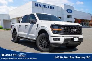 New 2024 Ford F-150 200A | 2.7L V6, STX BLACK APPEARANCE, SPRAY LINER for sale in Surrey, BC
