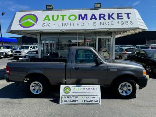 Used 2010 Ford Ranger 109 KM'S!!CLEAN TRUCK! 4CYL. INSPECTED W/BCAA MBRSHP & WRNTY! for sale in Langley, BC