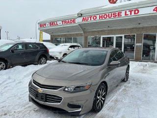 <div>2018 CHEVROLET MALIBU WITH ONLY 87,195 KMS, NAVIGATION, BACKUP CAMERA, PANORAMIC ROOF, PUSH BUTTON START, REMOTE START, BLUETOOTH, APPLE CARPLAY, ANDROID AUTO, LANE ASSIST, PARK ASSIST, BLIND SPOT DETECTION, COLLISION DETECTION, POWER FOLDING MIRRORS, HEATED SEATS, LEATHER SEATS, TEEN DRIVER MODE, VALET MODE AND MORE!</div>