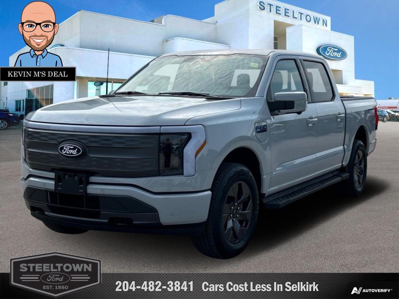 New 2024 Ford F-150 Lightning Lariat  Premium Audio,  Cooled Seats for sale in Selkirk, MB