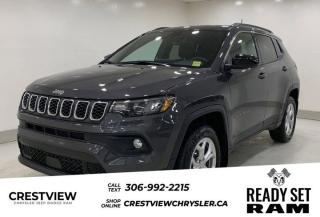 COMPASS NORTH 4X4 Check out this vehicles pictures, features, options and specs, and let us know if you have any questions. Helping find the perfect vehicle FOR YOU is our only priority.P.S...Sometimes texting is easier. Text (or call) 306-994-7040 for fast answers at your fingertips!This Jeep Compass delivers a Intercooled Turbo Regular Unleaded I-4 2.0 L/122 engine powering this Automatic transmission. WHEELS: 17 X 7 ALUMINUM, TRANSMISSION: 8-SPEED AUTOMATIC, SUN & SOUND GROUP.*This Jeep Compass Comes Equipped with These Options *QUICK ORDER PACKAGE 29J NORTH , RADIO: UCONNECT 5 NAV W/10.1 DISPLAY, ENGINE: 2.0L DOHC I-4 DI TURBO W/ESS, CONVENIENCE GROUP, BLACK, PREMIUM CLOTH/VINYL BUCKET SEATS, BALTIC GREY METALLIC, Vinyl Door Trim Insert, Transmission w/Driver Selectable Mode and Autostick Sequential Shift Control, Trailer Sway Control, Tires: 225/60R17 BSW AS.* Stop By Today *For a must-own Jeep Compass come see us at Crestview Chrysler (Capital), 601 Albert St, Regina, SK S4R2P4. Just minutes away!