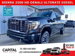 This ALL-NEW 2024 ULTIMATE DENALI HD 2500 is the new benchmark for LUXURY. This Fully equipped DURAMAX DIESEL comes with every option including Massaging Power Seats, Heated and Cooled Seats, Heads-Up Display, Adaptive Cruise, Rear Streaming Mirror, Signature Alpine Umber Interior, Vader Chrome, Duramax Engine, 360 Cam, Sunroof, 5th wheel prep pack, Body Color Arch Moldings and so much more...Ask for the Internet Department for more information or book your test drive today! Text (or call) 780-435-4000 for fast answers at your fingertips!Disclaimer: All prices are plus taxes & include all cash credits & loyalties. See dealer for details. AMVIC Licensed Dealer # B1044900