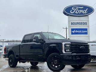 <b>Leather Seats, Lariat Ultimate Package, Premium Audio, Diesel Engine, Reverse Sensing System!</b><br> <br> <br> <br>  Brutish power and payload capacity are key traits of this Ford F-350, while aluminum construction brings it into the 21st century. <br> <br>The most capable truck for work or play, this heavy-duty Ford F-350 never stops moving forward and gives you the power you need, the features you want, and the style you crave! With high-strength, military-grade aluminum construction, this F-350 Super Duty cuts the weight without sacrificing toughness. The interior design is first class, with simple to read text, easy to push buttons and plenty of outward visibility. This truck is strong, extremely comfortable and ready for anything. <br> <br> This antimatter blue metallic sought after diesel Crew Cab 4X4 pickup   has a 10 speed automatic transmission and is powered by a  475HP 6.7L 8 Cylinder Engine.<br> <br> Our F-350 Super Dutys trim level is Lariat. Experience rugged capability and luxury in this F-350 Lariat trim, which features leather-trimmed heated and ventilated front seats with power adjustment, memory function and lumbar support, a heated leather-wrapped steering wheel, voice-activated dual-zone automatic climate control, power-adjustable pedals, a sonorous 8-speaker Bang & Olufsen audio system, and two 120-volt AC power outlets. This truck is also ready to get busy, with equipment such as class V towing equipment with a hitch, trailer wiring harness, a brake controller and trailer sway control, beefy suspension with heavy duty shock absorbers, power extendable trailer style mirrors, and LED headlights with front fog lamps and automatic high beams. Connectivity is handled by a 12-inch infotainment screen powered by SYNC 4, bundled with Apple CarPlay, Android Auto, inbuilt navigation, and SiriusXM satellite radio. Safety features also include a surround camera system, pre-collision assist with automatic emergency braking and cross-traffic alert, blind spot detection, rear parking sensors, forward collision mitigation, and a cargo bed camera. This vehicle has been upgraded with the following features: Leather Seats, Lariat Ultimate Package, Premium Audio, Diesel Engine, Reverse Sensing System, 20 Inch Aluminum Wheels, Tailgate Step. <br><br> View the original window sticker for this vehicle with this url <b><a href=http://www.windowsticker.forddirect.com/windowsticker.pdf?vin=1FT8W3BT6REC95745 target=_blank>http://www.windowsticker.forddirect.com/windowsticker.pdf?vin=1FT8W3BT6REC95745</a></b>.<br> <br>To apply right now for financing use this link : <a href=https://www.bourgeoismotors.com/credit-application/ target=_blank>https://www.bourgeoismotors.com/credit-application/</a><br><br> <br/> 5.99% financing for 84 months.  Incentives expire 2024-04-30.  See dealer for details. <br> <br>Discount on vehicle represents the Cash Purchase discount applicable and is inclusive of all non-stackable and stackable cash purchase discounts from Ford of Canada and Bourgeois Motors Ford and is offered in lieu of sub-vented lease or finance rates. To get details on current discounts applicable to this and other vehicles in our inventory for Lease and Finance customer, see a member of our team. </br></br>Discover a pressure-free buying experience at Bourgeois Motors Ford in Midland, Ontario, where integrity and family values drive our 78-year legacy. As a trusted, family-owned and operated dealership, we prioritize your comfort and satisfaction above all else. Our no pressure showroom is lead by a team who is passionate about understanding your needs and preferences. Located on the shores of Georgian Bay, our dealership offers more than just vehiclesits an experience rooted in community, trust and transparency. Trust us to provide personalized service, a diverse range of quality new Ford vehicles, and a seamless journey to finding your perfect car. Join our family at Bourgeois Motors Ford and let us redefine the way you shop for your next vehicle.<br> Come by and check out our fleet of 80+ used cars and trucks and 130+ new cars and trucks for sale in Midland.  o~o