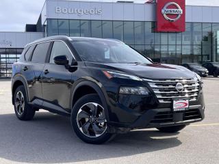 <b>Moonroof,  Power Liftgate,  Adaptive Cruise Control,  Alloy Wheels,  Heated Seats!</b><br> <br> <br> <br>  Generous cargo space and amazing flexibility mean this 2024 Rogue has space for all of lifes adventures. <br> <br>Nissan was out for more than designing a good crossover in this 2024 Rogue. They were designing an experience. Whether your adventure takes you on a winding mountain path or finding the secrets within the city limits, this Rogue is up for it all. Spirited and refined with space for all your cargo and the biggest personalities, this Rogue is an easy choice for your next family vehicle.<br> <br> This super black SUV  has a cvt transmission and is powered by a  201HP 1.5L 3 Cylinder Engine.<br> <br> Our Rogues trim level is SV Moonroof. Rogue SV steps things up with a power moonroof, a power liftgate for rear cargo access, adaptive cruise control and ProPilot Assist. Also standard include heated front heats, a heated leather steering wheel, mobile hotspot internet access, proximity key with remote engine start, dual-zone climate control, and an 8-inch infotainment screen with NissanConnect, Apple CarPlay, and Android Auto. Safety features also include lane departure warning, blind spot detection, front and rear collision mitigation, and rear parking sensors. This vehicle has been upgraded with the following features: Moonroof,  Power Liftgate,  Adaptive Cruise Control,  Alloy Wheels,  Heated Seats,  Heated Steering Wheel,  Mobile Hotspot. <br><br> <br>To apply right now for financing use this link : <a href=https://www.bourgeoisnissan.com/finance/ target=_blank>https://www.bourgeoisnissan.com/finance/</a><br><br> <br/><br>Discount on vehicle represents the Cash Purchase discount applicable and is inclusive of all non-stackable and stackable cash purchase discounts from Nissan Canada and Bourgeois Midland Nissan and is offered in lieu of sub-vented lease or finance rates. To get details on current discounts applicable to this and other vehicles in our inventory for Lease and Finance customer, see a member of our team. </br></br>Since Bourgeois Midland Nissan opened its doors, we have been consistently striving to provide the BEST quality new and used vehicles to the Midland area. We have a passion for serving our community, and providing the best automotive services around.Customer service is our number one priority, and this commitment to quality extends to every department. That means that your experience with Bourgeois Midland Nissan will exceed your expectations  whether youre meeting with our sales team to buy a new car or truck, or youre bringing your vehicle in for a repair or checkup.Building lasting relationships is what were all about. We want every customer to feel confident with his or her purchase, and to have a stress-free experience. Our friendly team will happily give you a test drive of any of our vehicles, or answer any questions you have with NO sales pressure.We look forward to welcoming you to our dealership located at 760 Prospect Blvd in Midland, and helping you meet all of your auto needs!<br> Come by and check out our fleet of 20+ used cars and trucks and 90+ new cars and trucks for sale in Midland.  o~o
