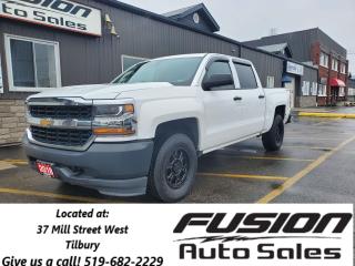Used 2018 Chevrolet Silverado 1500 4WD Crew Cab LS-NO HST TO A MAX OF $2000 LTD TIME for sale in Tilbury, ON