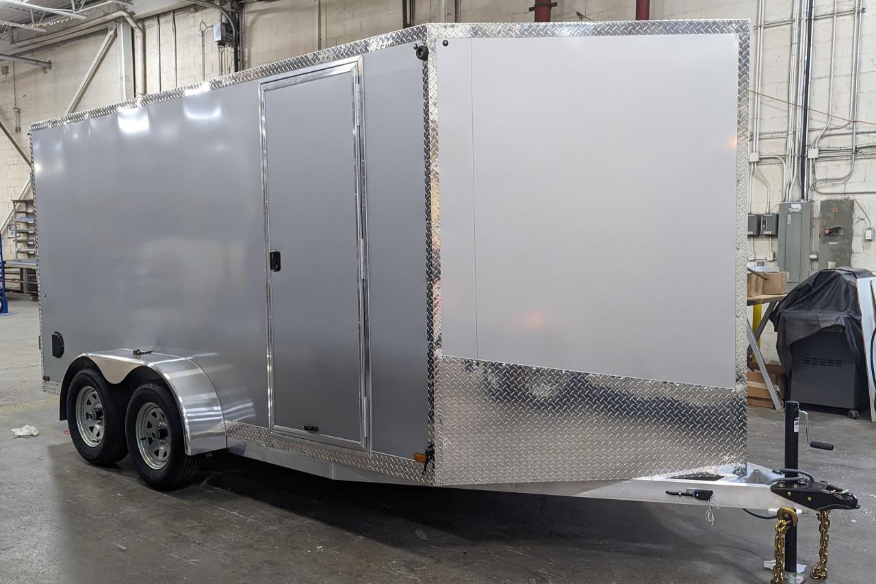 New 2024 Canadian Trailer Company 7x14 V Nose Cargo Trailer Econo model for sale in Guelph, ON