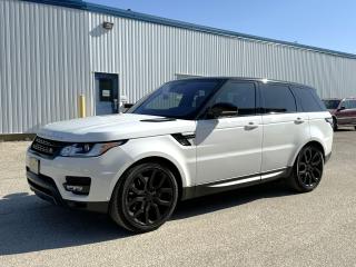 Used 2016 Land Rover Range Rover Sport V8 Supercharged Brembo HUD Meridian Red Leather for sale in Kitchener, ON