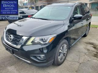 <p>Local, accident free, 1 owner, SV, 4X4, remote entry, climate control, reverse sensing, backup camera, bluetooth, pwr group, air, cd/mp3, aluminum wheels and much more.  </p><p style=border: 0px solid #e3e3e3; box-sizing: border-box; --tw-border-spacing-x: 0; --tw-border-spacing-y: 0; --tw-translate-x: 0; --tw-translate-y: 0; --tw-rotate: 0; --tw-skew-x: 0; --tw-skew-y: 0; --tw-scale-x: 1; --tw-scale-y: 1; --tw-scroll-snap-strictness: proximity; --tw-ring-offset-width: 0px; --tw-ring-offset-color: #fff; --tw-ring-color: rgba(69,89,164,.5); --tw-ring-offset-shadow: 0 0 transparent; --tw-ring-shadow: 0 0 transparent; --tw-shadow: 0 0 transparent; --tw-shadow-colored: 0 0 transparent; margin: 0px 0px 1.25em; color: #0d0d0d; font-family: Söhne, ui-sans-serif, system-ui, -apple-system, Segoe UI, Roboto, Ubuntu, Cantarell, Noto Sans, sans-serif, Helvetica Neue, Arial, Apple Color Emoji, Segoe UI Emoji, Segoe UI Symbol, Noto Color Emoji; font-size: 16px; font-style: normal; font-variant-ligatures: normal; font-variant-caps: normal; font-weight: 400; letter-spacing: normal; orphans: 2; text-align: start; text-indent: 0px; text-transform: none; widows: 2; word-spacing: 0px; -webkit-text-stroke-width: 0px; white-space: pre-wrap; background-color: #ffffff; text-decoration-thickness: initial; text-decoration-style: initial; text-decoration-color: initial;><br class=Apple-interchange-newline /><span style=text-decoration: underline;><strong><span style=font-size: 14pt;>The 2019 Nissan Pathfinder SV 4WD 7-passenger 3.5L V6 has several appealing features that make it a popular choice among SUV buyers:</span></strong></span></p><ol style=border: 0px solid #e3e3e3; box-sizing: border-box; --tw-border-spacing-x: 0; --tw-border-spacing-y: 0; --tw-translate-x: 0; --tw-translate-y: 0; --tw-rotate: 0; --tw-skew-x: 0; --tw-skew-y: 0; --tw-scale-x: 1; --tw-scale-y: 1; --tw-scroll-snap-strictness: proximity; --tw-ring-offset-width: 0px; --tw-ring-offset-color: #fff; --tw-ring-color: rgba(69,89,164,.5); --tw-ring-offset-shadow: 0 0 transparent; --tw-ring-shadow: 0 0 transparent; --tw-shadow: 0 0 transparent; --tw-shadow-colored: 0 0 transparent; list-style: none; margin: 1.25em 0px; padding: 0px; counter-reset: list-number 0; display: flex; flex-direction: column; color: #0d0d0d; font-family: Söhne, ui-sans-serif, system-ui, -apple-system, Segoe UI, Roboto, Ubuntu, Cantarell, Noto Sans, sans-serif, Helvetica Neue, Arial, Apple Color Emoji, Segoe UI Emoji, Segoe UI Symbol, Noto Color Emoji; font-size: 16px; font-style: normal; font-variant-ligatures: normal; font-variant-caps: normal; font-weight: 400; letter-spacing: normal; orphans: 2; text-align: start; text-indent: 0px; text-transform: none; widows: 2; word-spacing: 0px; -webkit-text-stroke-width: 0px; white-space: pre-wrap; background-color: #ffffff; text-decoration-thickness: initial; text-decoration-style: initial; text-decoration-color: initial;><li style=border: 0px solid #e3e3e3; box-sizing: border-box; --tw-border-spacing-x: 0; --tw-border-spacing-y: 0; --tw-translate-x: 0; --tw-translate-y: 0; --tw-rotate: 0; --tw-skew-x: 0; --tw-skew-y: 0; --tw-scale-x: 1; --tw-scale-y: 1; --tw-scroll-snap-strictness: proximity; --tw-ring-offset-width: 0px; --tw-ring-offset-color: #fff; --tw-ring-color: rgba(69,89,164,.5); --tw-ring-offset-shadow: 0 0 transparent; --tw-ring-shadow: 0 0 transparent; --tw-shadow: 0 0 transparent; --tw-shadow-colored: 0 0 transparent; margin-bottom: 0px; margin-top: 0px; padding-left: 0.375em; counter-increment: list-number 1; display: block; min-height: 28px;><p style=border: 0px solid #e3e3e3; box-sizing: border-box; --tw-border-spacing-x: 0; --tw-border-spacing-y: 0; --tw-translate-x: 0; --tw-translate-y: 0; --tw-rotate: 0; --tw-skew-x: 0; --tw-skew-y: 0; --tw-scale-x: 1; --tw-scale-y: 1; --tw-scroll-snap-strictness: proximity; --tw-ring-offset-width: 0px; --tw-ring-offset-color: #fff; --tw-ring-color: rgba(69,89,164,.5); --tw-ring-offset-shadow: 0 0 transparent; --tw-ring-shadow: 0 0 transparent; --tw-shadow: 0 0 transparent; --tw-shadow-colored: 0 0 transparent; margin: 0px;><span style=text-decoration: underline;><strong><span style=border: 0px solid #e3e3e3; box-sizing: border-box; color: var(--tw-prose-bold); text-decoration: underline;>Spacious Interior</span>:</strong></span> With seating for up to seven passengers, the Pathfinder offers ample space for passengers and cargo alike. The third-row seating provides flexibility for larger families or those needing extra seating.</p></li><li style=border: 0px solid #e3e3e3; box-sizing: border-box; --tw-border-spacing-x: 0; --tw-border-spacing-y: 0; --tw-translate-x: 0; --tw-translate-y: 0; --tw-rotate: 0; --tw-skew-x: 0; --tw-skew-y: 0; --tw-scale-x: 1; --tw-scale-y: 1; --tw-scroll-snap-strictness: proximity; --tw-ring-offset-width: 0px; --tw-ring-offset-color: #fff; --tw-ring-color: rgba(69,89,164,.5); --tw-ring-offset-shadow: 0 0 transparent; --tw-ring-shadow: 0 0 transparent; --tw-shadow: 0 0 transparent; --tw-shadow-colored: 0 0 transparent; margin-bottom: 0px; margin-top: 0px; padding-left: 0.375em; counter-increment: list-number 1; display: block; min-height: 28px;> </li><li style=border: 0px solid #e3e3e3; box-sizing: border-box; --tw-border-spacing-x: 0; --tw-border-spacing-y: 0; --tw-translate-x: 0; --tw-translate-y: 0; --tw-rotate: 0; --tw-skew-x: 0; --tw-skew-y: 0; --tw-scale-x: 1; --tw-scale-y: 1; --tw-scroll-snap-strictness: proximity; --tw-ring-offset-width: 0px; --tw-ring-offset-color: #fff; --tw-ring-color: rgba(69,89,164,.5); --tw-ring-offset-shadow: 0 0 transparent; --tw-ring-shadow: 0 0 transparent; --tw-shadow: 0 0 transparent; --tw-shadow-colored: 0 0 transparent; margin-bottom: 0px; margin-top: 0px; padding-left: 0.375em; counter-increment: list-number 1; display: block; min-height: 28px;><p style=border: 0px solid #e3e3e3; box-sizing: border-box; --tw-border-spacing-x: 0; --tw-border-spacing-y: 0; --tw-translate-x: 0; --tw-translate-y: 0; --tw-rotate: 0; --tw-skew-x: 0; --tw-skew-y: 0; --tw-scale-x: 1; --tw-scale-y: 1; --tw-scroll-snap-strictness: proximity; --tw-ring-offset-width: 0px; --tw-ring-offset-color: #fff; --tw-ring-color: rgba(69,89,164,.5); --tw-ring-offset-shadow: 0 0 transparent; --tw-ring-shadow: 0 0 transparent; --tw-shadow: 0 0 transparent; --tw-shadow-colored: 0 0 transparent; margin: 0px;><span style=text-decoration: underline;><strong><span style=border: 0px solid #e3e3e3; box-sizing: border-box; color: var(--tw-prose-bold); text-decoration: underline;>Powerful Engine</span>:</strong></span> Equipped with a robust 3.5-liter V6 engine, the Pathfinder delivers strong performance and smooth acceleration, making it suitable for both city driving and highway cruising.</p></li><li style=border: 0px solid #e3e3e3; box-sizing: border-box; --tw-border-spacing-x: 0; --tw-border-spacing-y: 0; --tw-translate-x: 0; --tw-translate-y: 0; --tw-rotate: 0; --tw-skew-x: 0; --tw-skew-y: 0; --tw-scale-x: 1; --tw-scale-y: 1; --tw-scroll-snap-strictness: proximity; --tw-ring-offset-width: 0px; --tw-ring-offset-color: #fff; --tw-ring-color: rgba(69,89,164,.5); --tw-ring-offset-shadow: 0 0 transparent; --tw-ring-shadow: 0 0 transparent; --tw-shadow: 0 0 transparent; --tw-shadow-colored: 0 0 transparent; margin-bottom: 0px; margin-top: 0px; padding-left: 0.375em; counter-increment: list-number 1; display: block; min-height: 28px;> </li><li style=border: 0px solid #e3e3e3; box-sizing: border-box; --tw-border-spacing-x: 0; --tw-border-spacing-y: 0; --tw-translate-x: 0; --tw-translate-y: 0; --tw-rotate: 0; --tw-skew-x: 0; --tw-skew-y: 0; --tw-scale-x: 1; --tw-scale-y: 1; --tw-scroll-snap-strictness: proximity; --tw-ring-offset-width: 0px; --tw-ring-offset-color: #fff; --tw-ring-color: rgba(69,89,164,.5); --tw-ring-offset-shadow: 0 0 transparent; --tw-ring-shadow: 0 0 transparent; --tw-shadow: 0 0 transparent; --tw-shadow-colored: 0 0 transparent; margin-bottom: 0px; margin-top: 0px; padding-left: 0.375em; counter-increment: list-number 1; display: block; min-height: 28px;><p style=border: 0px solid #e3e3e3; box-sizing: border-box; --tw-border-spacing-x: 0; --tw-border-spacing-y: 0; --tw-translate-x: 0; --tw-translate-y: 0; --tw-rotate: 0; --tw-skew-x: 0; --tw-skew-y: 0; --tw-scale-x: 1; --tw-scale-y: 1; --tw-scroll-snap-strictness: proximity; --tw-ring-offset-width: 0px; --tw-ring-offset-color: #fff; --tw-ring-color: rgba(69,89,164,.5); --tw-ring-offset-shadow: 0 0 transparent; --tw-ring-shadow: 0 0 transparent; --tw-shadow: 0 0 transparent; --tw-shadow-colored: 0 0 transparent; margin: 0px;><span style=text-decoration: underline;><strong><span style=border: 0px solid #e3e3e3; box-sizing: border-box; color: var(--tw-prose-bold); text-decoration: underline;>Four-Wheel Drive (4WD) Capability</span>:</strong></span> The 4WD system enhances traction and stability, especially in challenging road conditions like snow, mud, or gravel. It provides drivers with added confidence and control when navigating diverse terrain.</p></li><li style=border: 0px solid #e3e3e3; box-sizing: border-box; --tw-border-spacing-x: 0; --tw-border-spacing-y: 0; --tw-translate-x: 0; --tw-translate-y: 0; --tw-rotate: 0; --tw-skew-x: 0; --tw-skew-y: 0; --tw-scale-x: 1; --tw-scale-y: 1; --tw-scroll-snap-strictness: proximity; --tw-ring-offset-width: 0px; --tw-ring-offset-color: #fff; --tw-ring-color: rgba(69,89,164,.5); --tw-ring-offset-shadow: 0 0 transparent; --tw-ring-shadow: 0 0 transparent; --tw-shadow: 0 0 transparent; --tw-shadow-colored: 0 0 transparent; margin-bottom: 0px; margin-top: 0px; padding-left: 0.375em; counter-increment: list-number 1; display: block; min-height: 28px;> </li><li style=border: 0px solid #e3e3e3; box-sizing: border-box; --tw-border-spacing-x: 0; --tw-border-spacing-y: 0; --tw-translate-x: 0; --tw-translate-y: 0; --tw-rotate: 0; --tw-skew-x: 0; --tw-skew-y: 0; --tw-scale-x: 1; --tw-scale-y: 1; --tw-scroll-snap-strictness: proximity; --tw-ring-offset-width: 0px; --tw-ring-offset-color: #fff; --tw-ring-color: rgba(69,89,164,.5); --tw-ring-offset-shadow: 0 0 transparent; --tw-ring-shadow: 0 0 transparent; --tw-shadow: 0 0 transparent; --tw-shadow-colored: 0 0 transparent; margin-bottom: 0px; margin-top: 0px; padding-left: 0.375em; counter-increment: list-number 1; display: block; min-height: 28px;><p style=border: 0px solid #e3e3e3; box-sizing: border-box; --tw-border-spacing-x: 0; --tw-border-spacing-y: 0; --tw-translate-x: 0; --tw-translate-y: 0; --tw-rotate: 0; --tw-skew-x: 0; --tw-skew-y: 0; --tw-scale-x: 1; --tw-scale-y: 1; --tw-scroll-snap-strictness: proximity; --tw-ring-offset-width: 0px; --tw-ring-offset-color: #fff; --tw-ring-color: rgba(69,89,164,.5); --tw-ring-offset-shadow: 0 0 transparent; --tw-ring-shadow: 0 0 transparent; --tw-shadow: 0 0 transparent; --tw-shadow-colored: 0 0 transparent; margin: 0px;><span style=text-decoration: underline;><strong><span style=border: 0px solid #e3e3e3; box-sizing: border-box; color: var(--tw-prose-bold); text-decoration: underline;>Comfortable Ride</span>:</strong></span> The Pathfinders suspension is tuned to provide a comfortable ride, absorbing bumps and road imperfections effectively. This makes long journeys more pleasant for both drivers and passengers.</p></li><li style=border: 0px solid #e3e3e3; box-sizing: border-box; --tw-border-spacing-x: 0; --tw-border-spacing-y: 0; --tw-translate-x: 0; --tw-translate-y: 0; --tw-rotate: 0; --tw-skew-x: 0; --tw-skew-y: 0; --tw-scale-x: 1; --tw-scale-y: 1; --tw-scroll-snap-strictness: proximity; --tw-ring-offset-width: 0px; --tw-ring-offset-color: #fff; --tw-ring-color: rgba(69,89,164,.5); --tw-ring-offset-shadow: 0 0 transparent; --tw-ring-shadow: 0 0 transparent; --tw-shadow: 0 0 transparent; --tw-shadow-colored: 0 0 transparent; margin-bottom: 0px; margin-top: 0px; padding-left: 0.375em; counter-increment: list-number 1; display: block; min-height: 28px;> </li><li style=border: 0px solid #e3e3e3; box-sizing: border-box; --tw-border-spacing-x: 0; --tw-border-spacing-y: 0; --tw-translate-x: 0; --tw-translate-y: 0; --tw-rotate: 0; --tw-skew-x: 0; --tw-skew-y: 0; --tw-scale-x: 1; --tw-scale-y: 1; --tw-scroll-snap-strictness: proximity; --tw-ring-offset-width: 0px; --tw-ring-offset-color: #fff; --tw-ring-color: rgba(69,89,164,.5); --tw-ring-offset-shadow: 0 0 transparent; --tw-ring-shadow: 0 0 transparent; --tw-shadow: 0 0 transparent; --tw-shadow-colored: 0 0 transparent; margin-bottom: 0px; margin-top: 0px; padding-left: 0.375em; counter-increment: list-number 1; display: block; min-height: 28px;><p style=border: 0px solid #e3e3e3; box-sizing: border-box; --tw-border-spacing-x: 0; --tw-border-spacing-y: 0; --tw-translate-x: 0; --tw-translate-y: 0; --tw-rotate: 0; --tw-skew-x: 0; --tw-skew-y: 0; --tw-scale-x: 1; --tw-scale-y: 1; --tw-scroll-snap-strictness: proximity; --tw-ring-offset-width: 0px; --tw-ring-offset-color: #fff; --tw-ring-color: rgba(69,89,164,.5); --tw-ring-offset-shadow: 0 0 transparent; --tw-ring-shadow: 0 0 transparent; --tw-shadow: 0 0 transparent; --tw-shadow-colored: 0 0 transparent; margin: 0px;><span style=text-decoration: underline;><strong><span style=border: 0px solid #e3e3e3; box-sizing: border-box; color: var(--tw-prose-bold); text-decoration: underline;>Advanced Safety Features</span>:</strong></span> The SV trim of the 2019 Pathfinder comes with various safety technologies, such as automatic emergency braking, blind-spot monitoring, rear cross-traffic alert, and a rearview camera. These features enhance overall safety and help prevent accidents.</p></li><li style=border: 0px solid #e3e3e3; box-sizing: border-box; --tw-border-spacing-x: 0; --tw-border-spacing-y: 0; --tw-translate-x: 0; --tw-translate-y: 0; --tw-rotate: 0; --tw-skew-x: 0; --tw-skew-y: 0; --tw-scale-x: 1; --tw-scale-y: 1; --tw-scroll-snap-strictness: proximity; --tw-ring-offset-width: 0px; --tw-ring-offset-color: #fff; --tw-ring-color: rgba(69,89,164,.5); --tw-ring-offset-shadow: 0 0 transparent; --tw-ring-shadow: 0 0 transparent; --tw-shadow: 0 0 transparent; --tw-shadow-colored: 0 0 transparent; margin-bottom: 0px; margin-top: 0px; padding-left: 0.375em; counter-increment: list-number 1; display: block; min-height: 28px;> </li><li style=border: 0px solid #e3e3e3; box-sizing: border-box; --tw-border-spacing-x: 0; --tw-border-spacing-y: 0; --tw-translate-x: 0; --tw-translate-y: 0; --tw-rotate: 0; --tw-skew-x: 0; --tw-skew-y: 0; --tw-scale-x: 1; --tw-scale-y: 1; --tw-scroll-snap-strictness: proximity; --tw-ring-offset-width: 0px; --tw-ring-offset-color: #fff; --tw-ring-color: rgba(69,89,164,.5); --tw-ring-offset-shadow: 0 0 transparent; --tw-ring-shadow: 0 0 transparent; --tw-shadow: 0 0 transparent; --tw-shadow-colored: 0 0 transparent; margin-bottom: 0px; margin-top: 0px; padding-left: 0.375em; counter-increment: list-number 1; display: block; min-height: 28px;><p style=border: 0px solid #e3e3e3; box-sizing: border-box; --tw-border-spacing-x: 0; --tw-border-spacing-y: 0; --tw-translate-x: 0; --tw-translate-y: 0; --tw-rotate: 0; --tw-skew-x: 0; --tw-skew-y: 0; --tw-scale-x: 1; --tw-scale-y: 1; --tw-scroll-snap-strictness: proximity; --tw-ring-offset-width: 0px; --tw-ring-offset-color: #fff; --tw-ring-color: rgba(69,89,164,.5); --tw-ring-offset-shadow: 0 0 transparent; --tw-ring-shadow: 0 0 transparent; --tw-shadow: 0 0 transparent; --tw-shadow-colored: 0 0 transparent; margin: 0px;><span style=text-decoration: underline;><strong><span style=border: 0px solid #e3e3e3; box-sizing: border-box; color: var(--tw-prose-bold); text-decoration: underline;>User-Friendly Infotainment System</span>:</strong></span> The Pathfinder is equipped with an intuitive infotainment system featuring a touchscreen display, Bluetooth connectivity, smartphone integration (Apple CarPlay and Android Auto), and multiple USB ports. This setup allows occupants to stay connected and entertained while on the road.</p></li><li style=border: 0px solid #e3e3e3; box-sizing: border-box; --tw-border-spacing-x: 0; --tw-border-spacing-y: 0; --tw-translate-x: 0; --tw-translate-y: 0; --tw-rotate: 0; --tw-skew-x: 0; --tw-skew-y: 0; --tw-scale-x: 1; --tw-scale-y: 1; --tw-scroll-snap-strictness: proximity; --tw-ring-offset-width: 0px; --tw-ring-offset-color: #fff; --tw-ring-color: rgba(69,89,164,.5); --tw-ring-offset-shadow: 0 0 transparent; --tw-ring-shadow: 0 0 transparent; --tw-shadow: 0 0 transparent; --tw-shadow-colored: 0 0 transparent; margin-bottom: 0px; margin-top: 0px; padding-left: 0.375em; counter-increment: list-number 1; display: block; min-height: 28px;> </li><li style=border: 0px solid #e3e3e3; box-sizing: border-box; --tw-border-spacing-x: 0; --tw-border-spacing-y: 0; --tw-translate-x: 0; --tw-translate-y: 0; --tw-rotate: 0; --tw-skew-x: 0; --tw-skew-y: 0; --tw-scale-x: 1; --tw-scale-y: 1; --tw-scroll-snap-strictness: proximity; --tw-ring-offset-width: 0px; --tw-ring-offset-color: #fff; --tw-ring-color: rgba(69,89,164,.5); --tw-ring-offset-shadow: 0 0 transparent; --tw-ring-shadow: 0 0 transparent; --tw-shadow: 0 0 transparent; --tw-shadow-colored: 0 0 transparent; margin-bottom: 0px; margin-top: 0px; padding-left: 0.375em; counter-increment: list-number 1; display: block; min-height: 28px;><p style=border: 0px solid #e3e3e3; box-sizing: border-box; --tw-border-spacing-x: 0; --tw-border-spacing-y: 0; --tw-translate-x: 0; --tw-translate-y: 0; --tw-rotate: 0; --tw-skew-x: 0; --tw-skew-y: 0; --tw-scale-x: 1; --tw-scale-y: 1; --tw-scroll-snap-strictness: proximity; --tw-ring-offset-width: 0px; --tw-ring-offset-color: #fff; --tw-ring-color: rgba(69,89,164,.5); --tw-ring-offset-shadow: 0 0 transparent; --tw-ring-shadow: 0 0 transparent; --tw-shadow: 0 0 transparent; --tw-shadow-colored: 0 0 transparent; margin: 0px;><span style=text-decoration: underline;><strong><span style=border: 0px solid #e3e3e3; box-sizing: border-box; color: var(--tw-prose-bold); text-decoration: underline;>Towing Capability</span>:</strong></span> With a towing capacity of up to 6,000 pounds when properly equipped, the Pathfinder is capable of hauling trailers, boats, or other recreational vehicles, making it suitable for outdoor adventures or towing tasks.</p></li><li style=border: 0px solid #e3e3e3; box-sizing: border-box; --tw-border-spacing-x: 0; --tw-border-spacing-y: 0; --tw-translate-x: 0; --tw-translate-y: 0; --tw-rotate: 0; --tw-skew-x: 0; --tw-skew-y: 0; --tw-scale-x: 1; --tw-scale-y: 1; --tw-scroll-snap-strictness: proximity; --tw-ring-offset-width: 0px; --tw-ring-offset-color: #fff; --tw-ring-color: rgba(69,89,164,.5); --tw-ring-offset-shadow: 0 0 transparent; --tw-ring-shadow: 0 0 transparent; --tw-shadow: 0 0 transparent; --tw-shadow-colored: 0 0 transparent; margin-bottom: 0px; margin-top: 0px; padding-left: 0.375em; counter-increment: list-number 1; display: block; min-height: 28px;> </li><li style=border: 0px solid #e3e3e3; box-sizing: border-box; --tw-border-spacing-x: 0; --tw-border-spacing-y: 0; --tw-translate-x: 0; --tw-translate-y: 0; --tw-rotate: 0; --tw-skew-x: 0; --tw-skew-y: 0; --tw-scale-x: 1; --tw-scale-y: 1; --tw-scroll-snap-strictness: proximity; --tw-ring-offset-width: 0px; --tw-ring-offset-color: #fff; --tw-ring-color: rgba(69,89,164,.5); --tw-ring-offset-shadow: 0 0 transparent; --tw-ring-shadow: 0 0 transparent; --tw-shadow: 0 0 transparent; --tw-shadow-colored: 0 0 transparent; margin-bottom: 0px; margin-top: 0px; padding-left: 0.375em; counter-increment: list-number 1; display: block; min-height: 28px;><p style=border: 0px solid #e3e3e3; box-sizing: border-box; --tw-border-spacing-x: 0; --tw-border-spacing-y: 0; --tw-translate-x: 0; --tw-translate-y: 0; --tw-rotate: 0; --tw-skew-x: 0; --tw-skew-y: 0; --tw-scale-x: 1; --tw-scale-y: 1; --tw-scroll-snap-strictness: proximity; --tw-ring-offset-width: 0px; --tw-ring-offset-color: #fff; --tw-ring-color: rgba(69,89,164,.5); --tw-ring-offset-shadow: 0 0 transparent; --tw-ring-shadow: 0 0 transparent; --tw-shadow: 0 0 transparent; --tw-shadow-colored: 0 0 transparent; margin: 0px;><span style=text-decoration: underline;><strong><span style=border: 0px solid #e3e3e3; box-sizing: border-box; color: var(--tw-prose-bold); text-decoration: underline;>Good Fuel Economy for Its Class</span>:</strong></span> Despite its size and power, the Pathfinder offers decent fuel efficiency for a midsize SUV, helping drivers save money on fuel costs over time.</p></li></ol><p style=border: 0px solid #e3e3e3; box-sizing: border-box; --tw-border-spacing-x: 0; --tw-border-spacing-y: 0; --tw-translate-x: 0; --tw-translate-y: 0; --tw-rotate: 0; --tw-skew-x: 0; --tw-skew-y: 0; --tw-scale-x: 1; --tw-scale-y: 1; --tw-scroll-snap-strictness: proximity; --tw-ring-offset-width: 0px; --tw-ring-offset-color: #fff; --tw-ring-color: rgba(69,89,164,.5); --tw-ring-offset-shadow: 0 0 transparent; --tw-ring-shadow: 0 0 transparent; --tw-shadow: 0 0 transparent; --tw-shadow-colored: 0 0 transparent; margin: 1.25em 0px 0px; color: #0d0d0d; font-family: Söhne, ui-sans-serif, system-ui, -apple-system, Segoe UI, Roboto, Ubuntu, Cantarell, Noto Sans, sans-serif, Helvetica Neue, Arial, Apple Color Emoji, Segoe UI Emoji, Segoe UI Symbol, Noto Color Emoji; font-size: 16px; font-style: normal; font-variant-ligatures: normal; font-variant-caps: normal; font-weight: 400; letter-spacing: normal; orphans: 2; text-align: start; text-indent: 0px; text-transform: none; widows: 2; word-spacing: 0px; -webkit-text-stroke-width: 0px; white-space: pre-wrap; background-color: #ffffff; text-decoration-thickness: initial; text-decoration-style: initial; text-decoration-color: initial;><strong>Overall, the 2019 Nissan Pathfinder SV 4WD 7-passenger 3.5L V6 combines versatility, performance, comfort, and safety features, making it a compelling choice for families or individuals seeking a capable and spacious SUV.</strong></p><p> </p><p>Please drop by Brown Bros Auto Clearance for a look and a test drive.  Youll be glad you did.  </p><p>Brown Bros Auto Clearance Centre, home of the 30 day exchange policy. We finance when others cant. Easy pricing, easy payments, easy financing. Low finance rates. Cash back or deferred payments available. Visit our website: www.brownbrosautoclearancecentre.com to see our complete inventory of used cars and trucks in Surrey.</p>