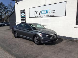 Used 2021 Volkswagen Jetta Highline BACKUP CAM. HEATED SEATS/WHEEL. CARPLAY. BLUETOOTH. BLIND SPOT MONITOR. PWR GROUP. KEYLESS ENTRY. CR for sale in North Bay, ON