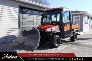 Used 2023 - Kubota RTV-x1100C WORKSITE EX-V BLADE PLOW - HYDRAULIC DUMP - 1.1L 3CYL for sale in Kingston, ON
