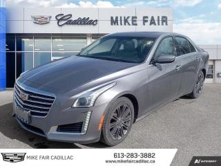 Used 2018 Cadillac CTS 2.0L Turbo AWD,power sunroof,heated front seats/steering wheel,remote start,rear vision camera for sale in Smiths Falls, ON