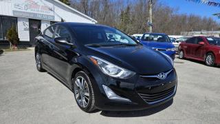 Smart Wheels - Your Trusted Used Car Dealership - Quality Cars, Exceptional Service!<br><br> 2015  HYUNDAI  ELANTRA GLS<br>Body Type: SEDAN<br>Engine:  2.0L I4 173HP 154FT. LBS.<br>Doors:   4<br>Drive Type:  FWD<br>Mileage: 156024 km<br><br>Key Features: Cruise Control, Sunroof, Push button start, Backup camera, Rear defogger, Heated seats, Heated side mirrors, Tilt and telescopic steering wheel, MP3 playback in-dash CD, Bluetooth wireless data link, Alarm anti-theft system, Aluminum alloy wheels, Aluminum door steel trim, Audio steering wheel mounted controls, Bluetooth auxiliary audio input, Air Conditioning and more.<br><br>Purchase price: $10,888 plus HST and LICENSING<br><br>Certification is available for only $799 which includes 3 month or 3ooo km Lubrico warranty with $1000 per claim.<br>If not certified, by OMVIC regulations this vehicle is being sold AS-lS and is not represented as being in road worthy condition, mechanically sound or maintained at any guaranteed level of quality. The vehicle may not be fit for use as a means of transportation and may require substantial repairs at the purchaser   s expense. It may not be possible to register the vehicle to be driven in its current condition.<br><br>CARFAX PROVIDED FOR EVERY VEHICLE<br><br>WARRANTY: Extended warranty with different terms and coverages is available, please ask our representative for more details.<br>FINANCING: Bad Credit? Good Credit? No Credit? We work with you to find the best financing plan that fits your budget. Our specialists are happy to assist you with all necessary information.<br>TRADE-IN OR SELL: Upgrade your ride by trading-in your vehicle and save on taxes, or Sell it to us, and get the best value for your current vehicle.<br><br>Smart Wheels Used Car Dealership<br>642 Dunlop St West, Barrie, ON L4N 9M5<br>Phone: (705)721-1341<br>Email: Info@swcarsales.ca<br>Web: www.swcarsales.ca<br>Terms and conditions may apply. Price and availability subject to change. Contact us for the latest information.<br>