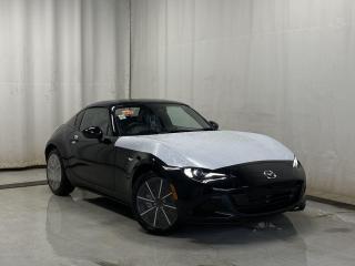 <p>NEW 2024 MX-5 RF GT. SKYACTIV-G 2.0 Inline-4. Bluetooth, NAV,  Leather Upholstery, Power Retractable Hard Top, Bose Premium Sound System, SiriusXM, Frameless Rearview Mirror, Alexa, Heated Seats, Cruise Control, Garage Door Opener, Auto Rain-Sensing Wipers, Apple CarPlay/Android Auto, Wireless Apple CarPlay, Leather-Wrapped Parking Brake. All New Alloy Wheel Design.</p>  <p>Price listed is a finance price only and includes a finance rebate. This vehicles Cash Price is listed and available on our dealer website at parkmazda dot ca</p>  <p>Includes:</p> Safety Features (Smart City Brake Support-Front, Rear Cross Traffic Alert, Lane Departure Warning System, Advanced Blind Spot Monitoring, High Beam Control System, Rearview Camera, Dynamic Stability Control, Traction Control System, Hill Launch Assist)</p>  <p>A sportscar icon, our 2024 Mazda MX-5 Miata RF GT Convertible blends dynamic handling and deluxe details in Jet Black Mica! Powered by a 2.0 Liter SKYACTIV 4 Cylinder that generates 181hp tethered to a 6 Speed Manual transmission for bold acceleration. You can also take on twisty roads with a sport-tuned suspension, Bilstein dampers, and a limited-slip rear diff, and this Rear Wheel Drive convertible scores nearly approximately 6.9L/100km on the highway. Flowing curves and a fierce spirit add to our Miatas sleek design, which features adaptive front LED lighting, stylish alloy wheels, heated power mirrors, and a power-retractable hard top.</p>  <p>Our GT cockpit keeps you comfortably connected to the road with heated leather seats, a leather-wrapped steering wheel, automatic climate control, padded armrests, keyless access/ignition, and a glass rear window. Drop the top and turn up the volume with Bose audio backed by headrest speakers, a 7-inch touchscreen, full-color navigation, Android Auto, wireless Apple CarPlay, Bluetooth, and voice recognition.</p>  <p>Mazda supports your safety with a backup camera, blind-spot monitoring, automatic braking, lane-departure warning, forward collision warning, traffic sign recognition, and other intelligent technologies. Prepare for pure performance when you purchase our MX-5 Miata RF GT! Save this page, Come in for a Qualified Test Drive. We Know You Will Enjoy Your Test Drive Towards Ownership! Text Message Us For More Info at 229-374-4871</p>  <p>Call 587-409-5859 for more info or to schedule an appointment! AMVIC Licensed Business.</p>