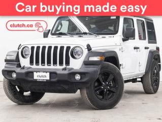 Used 2019 Jeep Wrangler Unlimited Sport 4X4 w/ Uconnect 4, Apple CarPlay & Android Auto, Rearview Cam for sale in Toronto, ON