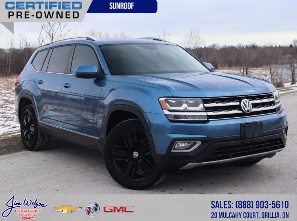 Used 2019 Volkswagen Atlas Highline 3.6 FSI 4MOTION NAV LEATHER SUNROOF for Sale in Orillia, Ontario