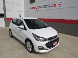 2019 Chevrolet Spark LT    **LESS THAN 60,000KMS**FOG LIGHTS**AUTO HEADLIGHTS**TRACTION CONTROL**CRUISE CONTROL**BLUETOOTH**BACKUP CAMERA**APPLE CARPLAY** ANDROID AUTO**WIFI CAPABILITY**AIR**      *** VEHICLE COMES CERTIFIED/DETAILED *** NO HIDDEN FEES *** FINANCING OPTIONS AVAILABLE - WE DEAL WITH ALL MAJOR BANKS JUST LIKE BIG BRAND DEALERS!! ***     HOURS: MONDAY - WEDNESDAY & FRIDAY 8:00AM-5:00PM - THURSDAY 8:00AM-7:00PM - SATURDAY 8:00AM-1:00PM    ADDRESS: 7 ROUSE STREET W, TILLSONBURG, N4G 5T5