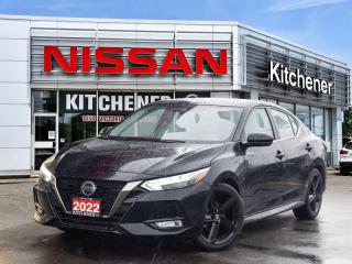 <b>Certified, Low Mileage, Sunroof,  Heated Steering Wheel,  Remote Start,  Apple CarPlay,  Android Auto!</b><br> <br>   Buy with Confidence we are part of OMVIC, UCDA, and TADA. We offer excellent finance rates and programs. New to Canada? Let us help you get financing or leasing on a New or Used Vehicle. SELL US YOUR VEHICLE or TRADE IT IN,  We accept all kinds of vehicles no matter the year or condition! Whether you trade-in your car or simply sell us your vehicle, our certified appraisal is guaranteed. Our trade-in process is designed to be quick and easy. Our friendly, professional appraisers are always on-site, and can provide you with a transparent, market-leading quote in 30 minutes.HAGGLE-FREE MARKET VALUE PRICING - Our entire inventory is priced according to the live market. We use sophisticated software to compare our cars to similar vehicles for sale in the Province, and set prices which offer you unmatched value for your piece of mind. Prices are updated continuously as market conditions change.WE CAN GET YOU APPROVED: Good Credit, Bad Credit, No Credit, Student or New to the Country? Were here to help with all levels of credit! Our flexible terms and multiple options will make getting behind the wheel of your next vehicle a hassle-free experience! Apply Online today!<br> <br>   Pump up your drive with a class defying interior, upscale look, and premium feel in this 2022 Sentra. This  2022 Nissan Sentra is for sale today in Kitchener. <br> <br>More excitement for the same fuel efficiency was achieved through intelligent design in this 2022 Sentra. Offering an interior you expect from the luxury vehicle, this compact car is packed with power and excitement from the beautiful lights to the stunning spoiler. All the impressive looks blend seamlessly with the upscale interior, making this Sentra an instant classic.This low mileage  sedan has just 17,389 kms and is a Certified Pre-Owned vehicle. Its  super black in colour  . It has an automatic transmission and is powered by a  2.0L I4 16V MPFI DOHC engine.  And its got a certified used vehicle warranty for added peace of mind. <br> <br> Our Sentras trim level is SR. Step up to this SR Sentra for incredible features like a moonroof, heated steering wheel, rear spoiler, contrast stitching, LED lights with fog lamps, and exciting black exterior accents. Additional features include intelligent cruise, remote start, NissanConnect, Nissan Intelligent Key, dual zone climate control, and aluminum wheels. This Sentra S lets you step up your game with touchscreen infotainment featuring Apple CarPlay, Android Auto, voice recognition, hands free texting assistant, Bluetooth, and more connectivity features. Heated seats and remote keyless entry provide modern comforts while cruise intelligent forward collision warning, intelligent emergency braking with pedestrian detection, lane departure warning, blind spot warning, a rearview monitor, rear sonar, rear automatic braking, and driver alertness warning keep you safe. This vehicle has been upgraded with the following features: Sunroof,  Heated Steering Wheel,  Remote Start,  Apple Carplay,  Android Auto,  Heated Seats,  Remote Keyless Entry. <br> <br>To apply right now for financing use this link : <a href=https://www.kitchenernissan.com/finance-application/ target=_blank>https://www.kitchenernissan.com/finance-application/</a><br><br> <br/>A Certified Pre-Owned Nissan is: <br>- Reconditioned to the highest standards. <br>- Protected by a 72-month/120 000 km factory-backed warranty, just like a brand new Nissan! <br>- Offers a 72-month/24-hour Roadside Assistance. <br>- Up to $45/day Rental Assistance. <br>- Free 3-month Sirius XM Trial. <br>- 169 Point Multi-point vehicle inspection. <br>- 10 day/1500 km exchange policy if you are not completely satisfied. <br><br> <br/><br>ON QUALIFIED VEHICLES$0 DOWN FINANCING AVAILABLE O.A.C. ALL TYPES OF CREDIT ARE WELCOME! GOOD CREDIT, BAD CREDIT, LOW CREDIT, NEW TO THE COUNTRY, OR EVEN NO CREDIT  OUR IN-HOUSE FINANCE MANAGERS WILL WORK WITH YOU TO MAKE A CUSTOM PAYMENT PLAN TO BEST SUIT YOUR INDIVIDUAL SITUATION!  ** Disclosure: Maximum term up to 96-months finance available on approved credit and qualifying vehicles. Some conditions may apply. For more information, please contact the dealership for more details. <br> Come by and check out our fleet of 60+ used cars and trucks and 80+ new cars and trucks for sale in Kitchener.  o~o