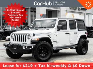 Used 2022 Jeep Wrangler Unlimited Sahara 8.4'' Navi ALPINE Sound Dual Climate Ctrl for sale in Thornhill, ON