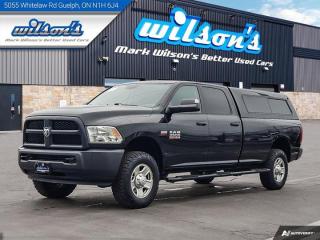 Used 2016 RAM 3500 ST Crew 4X4 Long Box, Hitch + Wiring, Tow Mirrors, Keyless Entry, Cap, Vinyl Seats, & More! for sale in Guelph, ON