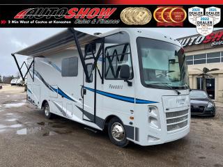 <strong>*** STUNNING 30 FOOT CLASS A COACHMEN... COMING SOON! *** SUPER SLIDE-OUT, FULL MASTER BEDROOM + BUNKS... SLEEPS 8!! *** ONBOARD GENERATOR, SOLAR CHARGING, ONLY 7,000 MILES!!! *** </strong>Not yet arrived... Please contact us for information, or stay tuned for more details - theyll be coming soon!! Financing as low as $500 b/w or less plus tax (OAC).<br /><br />This Coachmen Pursuit Class A RV Motorhome comes with only 7,000 miles (12,000 kilometers), outstanding condition, and sale priced at just $108,800 with attractive financing and extended warranty available!!<br /><br /><br />Will accept trades. Please call (204)560-6287 or View at 3165 McGillivray Blvd. (Conveniently located two minutes West from Costco at corner of Kenaston and McGillivray Blvd.)<br /><br />In addition to this please view our complete inventory of used <a href=\https://www.autoshowwinnipeg.com/used-trucks-winnipeg/\>trucks</a>, used <a href=\https://www.autoshowwinnipeg.com/used-cars-winnipeg/\>SUVs</a>, used <a href=\https://www.autoshowwinnipeg.com/used-cars-winnipeg/\>Vans</a>, used <a href=\https://www.autoshowwinnipeg.com/new-used-rvs-winnipeg/\>RVs</a>, and used <a href=\https://www.autoshowwinnipeg.com/used-cars-winnipeg/\>Cars</a> in Winnipeg on our website: <a href=\https://www.autoshowwinnipeg.com/\>WWW.AUTOSHOWWINNIPEG.COM</a><br /><br />Complete comprehensive warranty is available for this vehicle. Please ask for warranty option details. All advertised prices and payments plus taxes (where applicable).<br /><br />Winnipeg, MB - Manitoba Dealer Permit # 4908