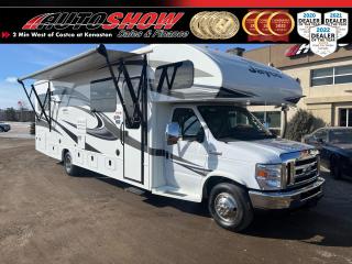 <strong>*** HIGH-END GREYHAWK 31F... ONLY 8,000 MILES! *** 33 FOOTER W/ FULL MASTER BED + 2 SETS OF BUNKS!! *** HUGE SUPER SLIDE-OUT, SURROUND VIEW CAMERAS, ONAN GENERATOR!!! *** </strong>Originally purchased new at Four Seasons here in Manitoba, and sparingly used... this motorhome will impress. Mature previous owner, exceptionally well cared for, and it shows! Attractive financing available, as low as 550 b/w plus tax or less, OAC. Just arrived... Please contact us for information, or stay tuned for more details - theyll be coming soon!!<br /><br />This Jayco Grey Hawk Class C motorhome RV comes with all original Books & Manuals, and yes only 8,000 miles (13,000 kms). Now sale priced at $124,600 with very attractive Financing and Extended Warranty available!!<br /><br /><br />Will accept trades. Please call (204)560-6287 or View at 3165 McGillivray Blvd. (Conveniently located two minutes West from Costco at corner of Kenaston and McGillivray Blvd.)<br /><br />In addition to this please view our complete inventory of used <a href=\https://www.autoshowwinnipeg.com/used-trucks-winnipeg/\>trucks</a>, used <a href=\https://www.autoshowwinnipeg.com/used-cars-winnipeg/\>SUVs</a>, used <a href=\https://www.autoshowwinnipeg.com/used-cars-winnipeg/\>Vans</a>, used <a href=\https://www.autoshowwinnipeg.com/new-used-rvs-winnipeg/\>RVs</a>, and used <a href=\https://www.autoshowwinnipeg.com/used-cars-winnipeg/\>Cars</a> in Winnipeg on our website: <a href=\https://www.autoshowwinnipeg.com/\>WWW.AUTOSHOWWINNIPEG.COM</a><br /><br />Complete comprehensive warranty is available for this vehicle. Please ask for warranty option details. All advertised prices and payments plus taxes (where applicable).<br /><br />Winnipeg, MB - Manitoba Dealer Permit # 4908