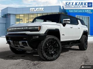 <b>Electric Vehicle,  Fast Charging,  Max Tow Package,  Cooled Seats,  Bose Premium Audio!</b><br> <br> <br> <br>  Brash and brawny like its predecessor, this 2024 Hummer EV SUV is a legend reborn! <br> <br>Once known as a gas-guzzling behemoth, the Hummer returns for 2024 with an all-new electric powertrain, packing a wallop of power and capability. With astounding straight line performance and extreme versatility for both street and off-road use, this Hummer EV is ready to shake up your expectations of a traditional SUV.<br> <br> This interstellar white SUV  has an automatic transmission.<br> <br> Our HUMMER EV SUVs trim level is 2X. Take on the world with this rugged yet efficient Hummer EV SUV, with adaptive front and rear ride height and Extract mode and CrabWalk diagonal-drive function, with an exhilarating electric powertrain, fast charging capability, a comprehensive trailer tow package with hitch guidance, trailer braking and sway control, heavy duty suspension and wheels, a power front trunk, an illuminated charging port, removable roof panels, and a power rear swing gate. On the inside, occupants are treated to extreme comfort, with heated and ventilated premium leather seats with power adjustment and lumbar support, tri-zone climate control, a 14-speaker Bose audio system, and an expansive 13.4-inch touchscreen with wireless Apple CarPlay and Android Auto, SiriusXM, and navigation. And of course, safety is assured, with a host of features including blind spot detection with rear cross-traffic alert, adaptive cruise control, Super Cruise hands-free driver assistance, automatic front and rear emergency braking, HD Surround Vision 360 Cameras, lane keep assist, lane departure warning, and even more! This vehicle has been upgraded with the following features: Electric Vehicle,  Fast Charging,  Max Tow Package,  Cooled Seats,  Bose Premium Audio,  Apple Carplay,  Android Auto. <br><br> <br>To apply right now for financing use this link : <a href=https://www.selkirkchevrolet.com/pre-qualify-for-financing/ target=_blank>https://www.selkirkchevrolet.com/pre-qualify-for-financing/</a><br><br> <br/>    Incentives expire 2024-04-30.  See dealer for details. <br> <br>Selkirk Chevrolet Buick GMC Ltd carries an impressive selection of new and pre-owned cars, crossovers and SUVs. No matter what vehicle you might have in mind, weve got the perfect fit for you. If youre looking to lease your next vehicle or finance it, we have competitive specials for you. We also have an extensive collection of quality pre-owned and certified vehicles at affordable prices. Winnipeg GMC, Chevrolet and Buick shoppers can visit us in Selkirk for all their automotive needs today! We are located at 1010 MANITOBA AVE SELKIRK, MB R1A 3T7 or via phone at 204-482-1010.<br> Come by and check out our fleet of 80+ used cars and trucks and 190+ new cars and trucks for sale in Selkirk.  o~o