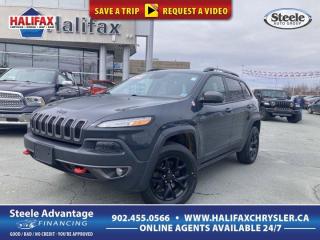 Used 2016 Jeep Cherokee Trailhawk - NAV, HTD AND COOLED MEMORY LEATHER SEATS, PANORAMIC ROOF, SAFETY FEATURES, for sale in Halifax, NS