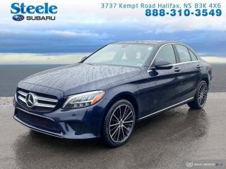Awards:* JD Power Canada Initial Quality Study (IQS) Recent Arrival! Blue 2020 Mercedes-Benz C-Class C 300 4MATIC® 4MATIC® 9-Speed Automatic 2.0L I4 DOHC Turbocharged Atlantic Canadas largest Subaru dealer.All Wheel Drive, 4MATIC®, Alloy wheels, Auto tilt-away steering wheel, Auto-dimming Rear-View mirror, Automatic temperature control, Electronic Stability Control, Emergency communication system: Mercedes me connect, Exterior Parking Camera Rear, Front dual zone A/C, Fully automatic headlights, Heated Front Seats, High Definition (HD) Radio, Memory seat, Power Adjustable Front Passenger Seat, Power driver seat, Power moonroof, Radio: Audio 20, Rain sensing wipers, Steering wheel memory, Steering wheel mounted audio controls.WE MAKE IT EASY!