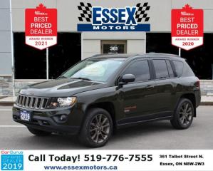 Used 2016 Jeep Compass 4x4*Heated Leather*Sun Roof*Bluetooth*2.4L-4cyl for sale in Essex, ON