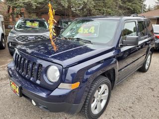 Used 2014 Jeep Patriot 4WD 4dr North  Clean CarFax  Certified Financing! for sale in Rockwood, ON