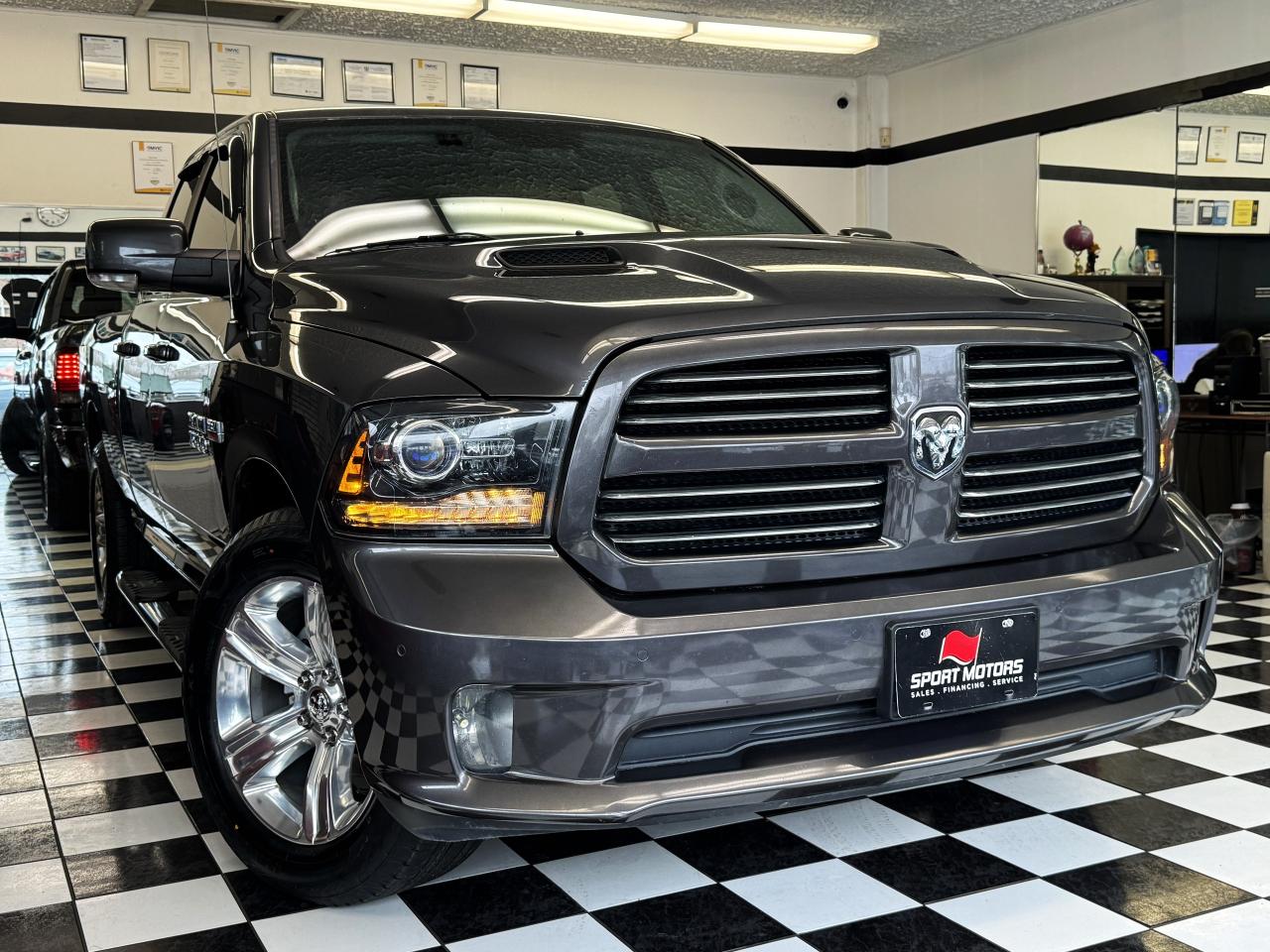 2017 RAM 1500 SPORT QUAD HEMI 4x4+Roof+Cooled Leather+New Tires - Photo #17