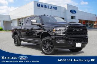 <p><strong><span style=font-family:Arial; font-size:18px;>Its time to hit the road and discover a world of untapped possibilities in the 2024 RAM 3500 Limited..</span></strong></p> <p><strong><span style=font-family:Arial; font-size:18px;>At Mainland Ford, we speak your language, and we understand that the journey is just as important as the destination..</span></strong> <br> With a mere 5445 km on the clock, this robust pickup is as close to new as it gets, barely broken in and ready to conquer any terrain.. Equipped with a powerful 6.7L 6cyl engine and a 6-speed automatic transmission, this RAM 3500 offers unmatched performance and reliability.</p> <p><strong><span style=font-family:Arial; font-size:18px;>Powerful beast, yet gentle ride,
Untapped potential, hidden inside,
Hit the road, world-wide..</span></strong> <br> The RAM 3500 doesnt compromise on comfort or convenience.. It boasts adjustable pedals, a navigation system, tachometer, compass, ABS brakes, air conditioning, power windows, and steering.</p> <p><strong><span style=font-family:Arial; font-size:18px;>The auto-dimming door mirrors, rearview mirror, and automatic temperature control ensure your journey is effortless..</span></strong> <br> The world unfolds, road by road,
In the RAM 3500, a comfort abode,
A journey begins, as stories are told.. The interior is a sight to behold, with genuine wood console insert, dashboard insert, and door panel inserts adding a touch of luxury.</p> <p><strong><span style=font-family:Arial; font-size:18px;>The leather steering wheel and upholstery offer a premium feel, while the heated door mirrors and ventilated front seats ensure youre comfortable in any weather..</span></strong> <br> Leather touches, wood grain sight,
In RAM 3500, pure delight,
Comfort reigns, day and night.. Stay safe with the electronic stability, brake assist, traction control, and comprehensive airbag system.</p> <p><strong><span style=font-family:Arial; font-size:18px;>The security system, ignition disable, and perimeter lights provide additional peace of mind..</span></strong> <br> Safe and secure, through the night,
RAM 3500, shines so bright,
Security wrapped, in pure light.. At Mainland Ford, were not just selling a vehicle; were offering a lifestyle.</p> <p><strong><span style=font-family:Arial; font-size:18px;>The 2024 RAM 3500 Limited is more than just a pickup; its your passport to a world of untapped possibilities..</span></strong> <br> Visit us today and experience the difference for yourself</p><hr />
<p><br />
<br />
To apply right now for financing use this link:<br />
<a href=https://www.mainlandford.com/credit-application/>https://www.mainlandford.com/credit-application</a><br />
<br />
Looking for a new set of wheels? At Mainland Ford, all of our pre-owned vehicles are Mainland Ford Certified. Every pre-owned vehicle goes through a rigorous 96-point comprehensive safety inspection, mechanical reconditioning, up-to-date service including oil change and professional detailing. If that isnt enough, we also include a complimentary Carfax report, minimum 3-month / 2,500 km Powertrain Warranty and a 30-day no-hassle exchange privilege. Now that is peace of mind. Buy with confidence here at Mainland Ford!<br />
<br />
Book your test drive today! Mainland Ford prides itself on offering the best customer service. We also service all makes and models in our World Class service center. Come down to Mainland Ford, proud member of the Trotman Auto Group, located at 14530 104 Ave in Surrey for a test drive, and discover the difference!<br />
<br />
*** All pre-owned vehicle sales are subject to a $599 documentation fee, $149 Fuel Surcharge, $599 Safety and Convenience Fee and $500 Finance Placement Fee (if applicable) plus applicable taxes. ***<br />
<br />
VSA Dealer# 40139</p>

<p>*All prices plus applicable taxes, applicable environmental recovery charges, documentation of $599 and full tank of fuel surcharge of $76 if a full tank is chosen. <br />Other protection items available that are not included in the above price:<br />Tire & Rim Protection and Key fob insurance starting from $599<br />Service contracts (extended warranties) for coverage up to 7 years and 200,000 kms starting from $599<br />Custom vehicle accessory packages, mudflaps and deflectors, tire and rim packages, lift kits, exhaust kits and tonneau covers, canopies and much more that can be added to your payment at time of purchase<br />Undercoating, rust modules, and full protection packages starting from $199<br />Financing Fee of $500 when applicable<br />Flexible life, disability and critical illness insurances to protect portions of or the entire length of vehicle loan</p>
