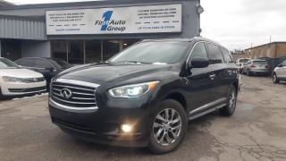 <p>FINANCE FROM 9.9%    </p><p>ALL MAINTENANCE RECORDS FROM INFINITY DEALER !!!  Loaded, Navi, Backup Cam/sensors, P-Moon, Bluetooth, Sat. Sirius, Axillary, USB,  remote  start, memory/p/heated seats, power gate & more. NO ACCIDENTS, nonsmoker, no pets. Runs great. REDUCED & FIRM. CERTIFIED.  3 year/36000km p/train warr. avail. for $499 ($3000 p/claim)       </p><p>Also avail. 2015 Nissan Pathfinder S, 157k $9500    ///    2015 Dodge Journey Crossroad, 7 pass. 158k $10990     ///     2016 Dodge Journey R/T, 7 pass. 145k $12990    </p><p>Over 20 SUVs in stock </p>