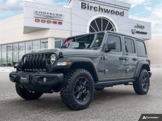 Used 2022 Jeep Wrangler Unlimited Willys | Heated Seats | Alpine Audio | for sale in Winnipeg, MB