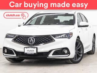 Used 2019 Acura TLX Tech A-Spec SH-AWD w/ Apple CarPlay & Android Auto, Dual Zone A/C, Rearview Camera for sale in Toronto, ON