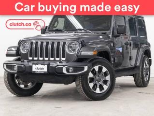 Used 2021 Jeep Wrangler Unlimited Sahara 4WD w/ Uconnect 4C, Rearview Cam, Dual Zone A/C for sale in Toronto, ON