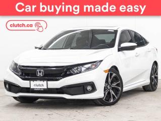 Used 2020 Honda Civic Sedan Sport w/ Apple CarPlay & Android Auto, Rearview Cam, Dual Zone A/C for sale in Toronto, ON