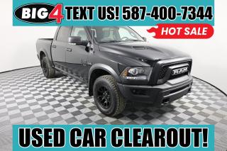 Our 2022 RAM 1500 Classic Warlock Crew Cab 4X4 in Diamond Black Crystal Pearl has the magic touch when it comes to getting more done! Motivated by a 5.7 Litre HEMI V8 that offers 395hp paired to an 8 Speed Automatic transmission that moves you with muscular strength. This Four Wheel Drive truck also has heavy-duty shocks for a comfortable ride even when towing or hauling, and it returns approximately 11.2L/100km on the highway. Tall, dark, and handsome, our RAM 1500 shows off an exclusive black grille, black powder-coated bumpers, black wheel flares, matching accents, and 20-inch semi-gloss black wheels.

You can relax even when youre hard at work in our Warlock cabin. It treats you right with supportive seats, air conditioning, power accessories, cruise control, remote keyless entry, and Warlock-only style details. Uconnect infotainment technology brings the digital convenience of a touchscreen, navigation, Bluetooth®, voice control, and a six-speaker sound system. Clever storage is another benefit of this bold truck!

Thanks to RAM safety features such as a rearview camera, parking sensors, side-impact door beams, stability/traction control, hill-start assist, tire-pressure monitoring, ABS, and advanced airbags, you can ride with confidence. Buy our 1500 Classic Warlock today, and youll be on the path to better trucking tomorrow! Save this Page and Call for Availability. We Know You Will Enjoy Your Test Drive Towards Ownership!