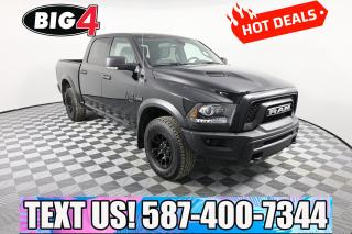 Our 2022 RAM 1500 Classic Warlock Crew Cab 4X4 in Diamond Black Crystal Pearl has the magic touch when it comes to getting more done! Motivated by a 5.7 Litre HEMI V8 that offers 395hp paired to an 8 Speed Automatic transmission that moves you with muscular strength. This Four Wheel Drive truck also has heavy-duty shocks for a comfortable ride even when towing or hauling, and it returns approximately 11.2L/100km on the highway. Tall, dark, and handsome, our RAM 1500 shows off an exclusive black grille, black powder-coated bumpers, black wheel flares, matching accents, and 20-inch semi-gloss black wheels.

You can relax even when youre hard at work in our Warlock cabin. It treats you right with supportive seats, air conditioning, power accessories, cruise control, remote keyless entry, and Warlock-only style details. Uconnect infotainment technology brings the digital convenience of a touchscreen, navigation, Bluetooth®, voice control, and a six-speaker sound system. Clever storage is another benefit of this bold truck!

Thanks to RAM safety features such as a rearview camera, parking sensors, side-impact door beams, stability/traction control, hill-start assist, tire-pressure monitoring, ABS, and advanced airbags, you can ride with confidence. Buy our 1500 Classic Warlock today, and youll be on the path to better trucking tomorrow! Save this Page and Call for Availability. We Know You Will Enjoy Your Test Drive Towards Ownership!
