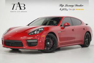 This Beautiful 2015 Porsche Panamera GTS is a local Ontario vehicle that is a high-performance luxury sedan known for its powerful engine and sporty handling. It is equipped with a potent V8 engine, delivering impressive horsepower and torque for exhilarating performance.

Key Features Includes:

- GTS
- Carbon Fiber Interior
- Premium Plus Package
- GTS Interior Package
- Navigation
- Bluetooth
- Backup Camera
- Parking Sensors
- Burmester Sound System
- Sirius XM Radio
- Porsche Doppelkupplung (PDK)
- Front Heated Seats
- Adjustable Suspension
- Heated Steering Wheel
- Cruise Control
- Park Assist
- Blind Spot Monitoring
- Porsche Dynamic Light System Plus 
- 20" Turbo Design Alloy Wheels 

NOW OFFERING 3 MONTH DEFERRED FINANCING PAYMENTS ON APPROVED CREDIT. 

Looking for a top-rated pre-owned luxury car dealership in the GTA? Look no further than Toronto Auto Brokers (TAB)! Were proud to have won multiple awards, including the 2023 GTA Top Choice Luxury Pre Owned Dealership Award, 2023 CarGurus Top Rated Dealer, 2024 CBRB Dealer Award, the Canadian Choice Award 2024,the 2024 BNS Award, the 2023 Three Best Rated Dealer Award, and many more!

With 30 years of experience serving the Greater Toronto Area, TAB is a respected and trusted name in the pre-owned luxury car industry. Our 30,000 sq.Ft indoor showroom is home to a wide range of luxury vehicles from top brands like BMW, Mercedes-Benz, Audi, Porsche, Land Rover, Jaguar, Aston Martin, Bentley, Maserati, and more. And we dont just serve the GTA, were proud to offer our services to all cities in Canada, including Vancouver, Montreal, Calgary, Edmonton, Winnipeg, Saskatchewan, Halifax, and more.

At TAB, were committed to providing a no-pressure environment and honest work ethics. As a family-owned and operated business, we treat every customer like family and ensure that every interaction is a positive one. Come experience the TAB Lifestyle at its truest form, luxury car buying has never been more enjoyable and exciting!

We offer a variety of services to make your purchase experience as easy and stress-free as possible. From competitive and simple financing and leasing options to extended warranties, aftermarket services, and full history reports on every vehicle, we have everything you need to make an informed decision. We welcome every trade, even if youre just looking to sell your car without buying, and when it comes to financing or leasing, we offer same day approvals, with access to over 50 lenders, including all of the banks in Canada. Feel free to check out your own Equifax credit score without affecting your credit score, simply click on the Equifax tab above and see if you qualify.

So if youre looking for a luxury pre-owned car dealership in Toronto, look no further than TAB! We proudly serve the GTA, including Toronto, Etobicoke, Woodbridge, North York, York Region, Vaughan, Thornhill, Richmond Hill, Mississauga, Scarborough, Markham, Oshawa, Peteborough, Hamilton, Newmarket, Orangeville, Aurora, Brantford, Barrie, Kitchener, Niagara Falls, Oakville, Cambridge, Kitchener, Waterloo, Guelph, London, Windsor, Orillia, Pickering, Ajax, Whitby, Durham, Cobourg, Belleville, Kingston, Ottawa, Montreal, Vancouver, Winnipeg, Calgary, Edmonton, Regina, Halifax, and more.

Call us today or visit our website to learn more about our inventory and services. And remember, all prices exclude applicable taxes and licensing, and vehicles can be certified at an additional cost of $699.