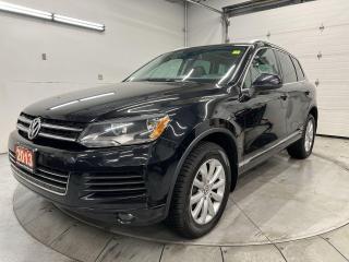 Used 2013 Volkswagen Touareg V6 AWD | PANO ROOF | HTD LEATHER | REAR CAM | NAV for sale in Ottawa, ON