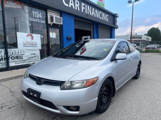 Used 2006 Honda Civic COUPE 2dr Manual COUPE NEW CLUTCH WE FINANCE ALL CREDIT for sale in London, ON