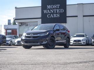 <div style=text-align: justify;><span style=font-size:14px;><span style=font-family:times new roman,times,serif;>This 2017 Honda CR-V has a CLEAN CARFAX with no accidents and is also a Canadian vehicle with service records. High-value options included with this vehicle are; blind spot indicators, lane departure warning, adaptive cruise control, navigation, rear heated seats, black leather / heated / power / memory seats, heated steering wheel, panoramic sunroof, convenience entry, power tailgate, app connect, back up camera, touchscreen, remote start, multifunction steering wheel and fog lights, offering immense value.<br /> <br /><strong>A used set of tires is also available for purchase, please ask your sales representative for pricing.</strong><br /> <br />Why buy from us?<br /> <br />Most Wanted Cars is a place where customers send their family and friends. MWC offers the best financing options in Kitchener-Waterloo and the surrounding areas. Family-owned and operated, MWC has served customers since 1975 and is also DealerRater’s 2022 Provincial Winner for Used Car Dealers. MWC is also honoured to have an A+ standing on Better Business Bureau and a 4.8/5 customer satisfaction rating across all online platforms with over 1400 reviews. With two locations to serve you better, our inventory consists of over 150 used cars, trucks, vans, and SUVs.<br /> <br />Our main office is located at 1620 King Street East, Kitchener, Ontario. Please call us at 519-772-3040 or visit our website at www.mostwantedcars.ca to check out our full inventory list and complete an easy online finance application to get exclusive online preferred rates.<br /> <br />*Price listed is available to finance purchases only on approved credit. The price of the vehicle may differ from other forms of payment. Taxes and licensing are excluded from the price shown above*</span></span></div>
