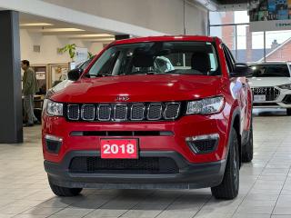 Used 2018 Jeep Compass Sport - 4WD - Heated Seats - Heated Steering Wheel - Black Pkg - No Accidents - Jeep Serviced - Excellent Condition for sale in North York, ON