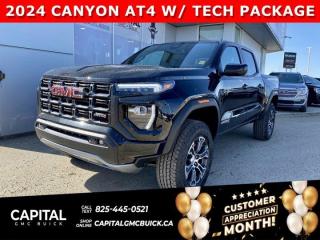 Take a look at the all-new 2023 GMC Canyon AT4! Fully redesigned and equipped with Power Sunroof, 360 CAM, Towing Package, Adaptive Cruise Control, Technology Package, Heated Seats, Remote Start, and so much more! Limited Production. CALL NOWAsk for the Internet Department for more information or book your test drive today! Text 365-601-8318 for fast answers at your fingertips!AMVIC Licensed Dealer - Licence Number B1044900Disclaimer: All prices are plus taxes and include all cash credits and loyalties. See dealer for details. AMVIC Licensed Dealer # B1044900